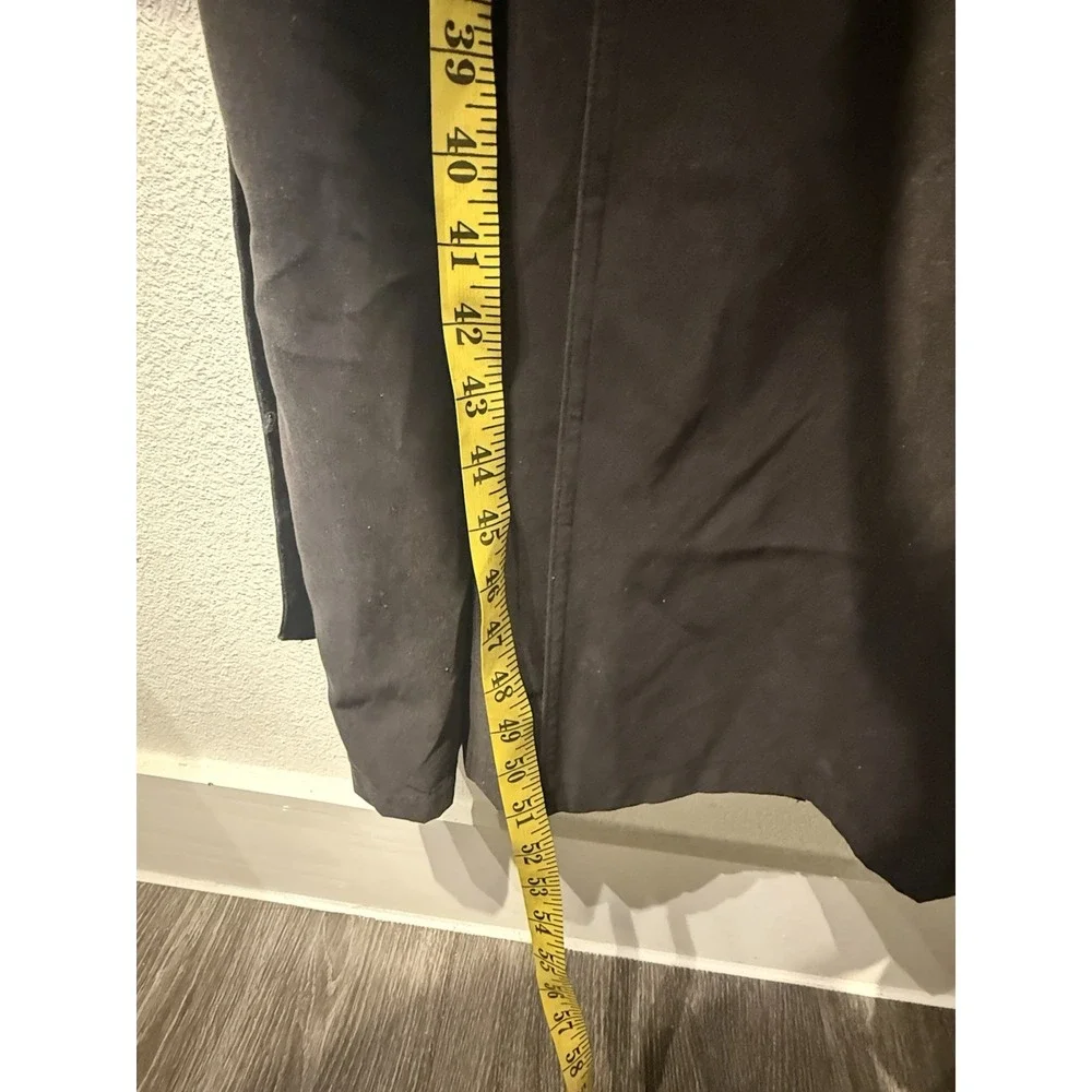 Vintage 90s Chaps Ralph Lauren Mens 44L Microfiber Belted Trench‎ Coat Jacket